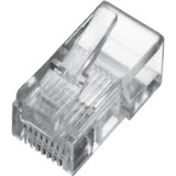 Digitus Connettori modulari CAT.5e per cavo rotondo, non schermati, 100 pezzi, Spina 