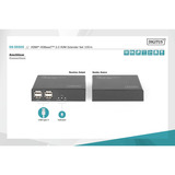 Digitus DS-55505, Estensione HDMI Nero