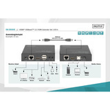 Digitus DS-55505, Estensione HDMI Nero
