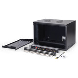 Digitus Set di rete SOHO Pro 19" 540x400 mm (LxP), IT armadio Nero