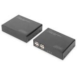 Digitus Set extender KVM HDMI 4K HDBaseT 2.0, Estensione HDMI Nero