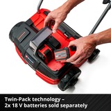 EINHELL GC-SC 36/31 Li-Solo 30 L Aspiratore a cilindro Secco e bagnato Sacchetto per la polvere, Arieggiatore rosso/Nero, Aspiratore a cilindro, Secco e bagnato, Sacchetto per la polvere, 30 L, Filtro, 90 dB