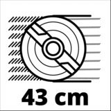 EINHELL GE-CM 43 Li M Kit Tagliaerba a spinta Batteria Nero, Grigio, Rosso rosso/Nero, Tagliaerba a spinta, 43 cm, 2,5 cm, 7,5 cm, 600 m², Lame rotanti