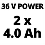 EINHELL GE-CM 43 Li M Kit Tagliaerba a spinta Batteria Nero, Grigio, Rosso rosso/Nero, Tagliaerba a spinta, 43 cm, 2,5 cm, 7,5 cm, 600 m², Lame rotanti