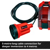 EINHELL GE-SP 18 LL Li - Solo, Pompe immersione e pressione rosso/Nero
