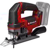 EINHELL Seghetto alternativo a batteria Power X-Change TE-JS 18/100 Li - Solo, 18Volt, Puzzle rosso/Nero