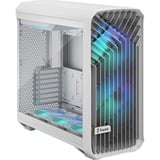 Fractal Design Torrent White RGB TG Clear Tint, Chassis Tower bianco