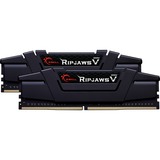 G.Skill Ripjaws V F4-4000C16D-16GVKA memoria 16 GB 2 x 8 GB DDR4 4000 MHz Nero, 16 GB, 2 x 8 GB, DDR4, 4000 MHz, 288-pin DIMM