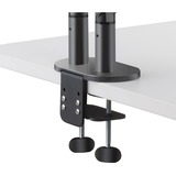 HAGOR 8716 supporto da tavolo per Tv a schermo piatto 68,6 cm (27") Nero Scrivania grigio scuro, Morsa, 38,1 cm (15"), 68,6 cm (27"), 100 x 100 mm, Regolazione altezza, Nero