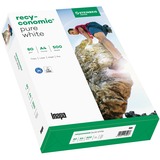 Inapa recyconomic pure white 80g 210x297 R carta inkjet A4 (210x297 mm) 500 fogli Bianco Universale, A4 (210x297 mm), 500 fogli, 80 g/m², Bianco, 100 µm