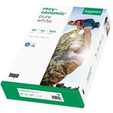 Inapa recyconomic pure white 80g 210x297 R carta inkjet A4 (210x297 mm) 500 fogli Bianco Universale, A4 (210x297 mm), 500 fogli, 80 g/m², Bianco, 100 µm