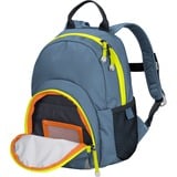 Jack Wolfskin 2003763_1325_OS, Zaino blu/giallo fluo