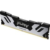 Kingston FURY FURY 16GB 6400MT/s DDR5 CL32 DIMM Renegade Silver, Memoria Nero/Argento, 16 GB, 1 x 16 GB, DDR5, 288-pin DIMM