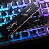 Kingston FURY FURY Beast memoria 16 GB 2 x 8 GB DDR4 3600 MHz Nero, 16 GB, 2 x 8 GB, DDR4, 3600 MHz, 288-pin DIMM