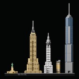 LEGO Architecture New York City, Giochi di costruzione Set da costruzione, 12 anno/i, 598 pz, 657 g