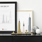 LEGO Architecture New York City, Giochi di costruzione Set da costruzione, 12 anno/i, 598 pz, 657 g