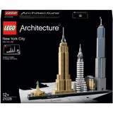 LEGO Architecture New York City, Giochi di costruzione Set da costruzione, 12 anno/i, 598 pz, 657 g