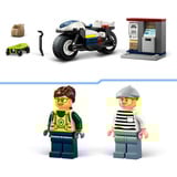 LEGO City 60455 Inseguimento della Moto della Polizia, con Motocicletta Giocattolo e 2 Minifigure, Regalo per Bambini da 4+, Giochi di costruzione con Motocicletta Giocattolo e 2 Minifigure, Regalo per Bambini da 4+, Set da costruzione, 4 anno/i, Plastica, 65 pz, 158 g