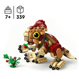 LEGO Jurassic World Dinosauro cucciolo Dolores: Aquilops, Giochi di costruzione Set da costruzione, 7 anno/i, Plastica, 339 pz, 323 g