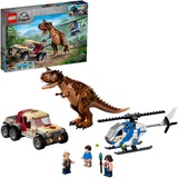 LEGO Jurassic World L’inseguimento del dinosauro Carnotaurus Set da costruzione, 7 anno/i, Plastica, 240 pz, 596 g