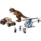 LEGO Jurassic World L’inseguimento del dinosauro Carnotaurus, Giochi di costruzione Set da costruzione, 7 anno/i, Plastica, 240 pz, 596 g