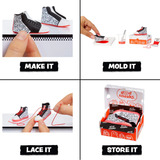 MGA Entertainment Make It Mini Sneakers in PDQ, Bricolage Miniverse Make It Mini Sneakers in PDQ, 8 anno/i, Multicolore, Plastica