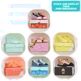 MGA Entertainment Make It Mini Sneakers in PDQ, Bricolage Miniverse Make It Mini Sneakers in PDQ, 8 anno/i, Multicolore, Plastica