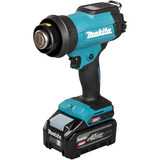 Makita Soffiatore ad aria calda a batteria HG001GZ01 XGT, 40 Volt, Soffiatore d'aria calda blu/Nero