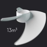 Meaco MeacoFan Sefte 8, Ventilatore bianco