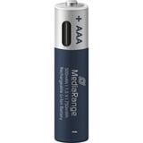MediaRange Batteria USB-C Li-Ion, Mignon AA I 1.5V | 500 mAh, confezione da 4 