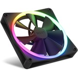 NZXT F140 RGB TWIN Case per computer, Processore Ventilatore 14 cm Nero 2 pz Nero, Ventilatore, 14 cm, 500 Giri/min, 1800 Giri/min, 32,5 dB, 24,85 pdc/min