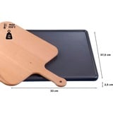 Neff Z1913X0 teglia da forno Rettangolare Ceramica, Legno, Pietra per pizza grigio, Rettangolare, Ceramica, Legno, Nero, Legno