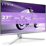 Philips Evnia 27M2N8500 QD-OLED, Monitor di gioco bianco