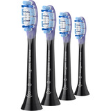 Philips Sonicare G3 Premium Cura delle Gengive HX9054/88, confezione da 4, Testina Nero/Viola