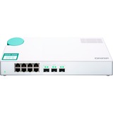 QNAP QSW-308S switch di rete Non gestito Gigabit Ethernet (10/100/1000) Bianco bianco, Non gestito, Gigabit Ethernet (10/100/1000)