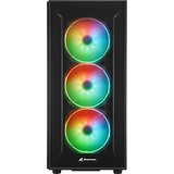 Sharkoon TG6M RGB Tower Nero Nero, Tower, PC, Nero, ATX, micro ATX, Mini-ITX, Giocare, Multi