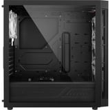 Sharkoon TG6M RGB Tower Nero, Chassis Tower Nero, Tower, PC, Nero, ATX, micro ATX, Mini-ITX, Giocare, Multi