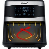 Steba HF 8000 Family, Friggitrice ad aria calda accaio/Nero