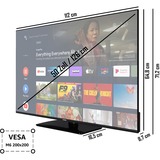 Telefunken XU50AN754M, Televisore LED Nero