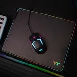 Thermaltake GMP-LVT-RGBHMS-01 tappetino per mouse Tappetino per mouse per gioco da computer Nero, Gioco mouse pad Nero, Nero, Monocromatico, Alimentazione USB, Rosso/Verde/Blu, Barra appoggiaferro antiscivolo, Tappetino per mouse per gioco da computer