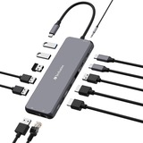 Verbatim 32153, CMH-13, Docking station grigio