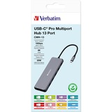 Verbatim 32153, CMH-13, Docking station grigio