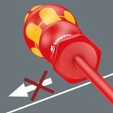 Wera 05006145001, Cacciavite rosso/Giallo
