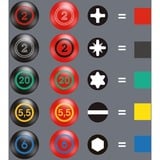 Wera 05006145001, Cacciavite rosso/Giallo