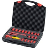 Wiha Set di chiavi a cricchetto isolate, 1/4", chiave combinata   rosso/Giallo