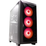 Xilence Performance C XG131 | X712.RGB Midi Tower Nero Nero, Midi Tower, PC, Nero, ATX, micro ATX, Mini-ATX, ABS, Plastica, Acciaio, Vetro temperato, Giocare