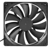 Alphacool Core 140mm Lüfter PWM 2000rpm, Ventola Nero