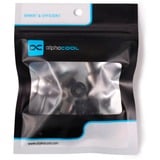 Alphacool Montaggio Core Push 25mm M3/M4/UNC 6-32 Set 4x Nero/Argento