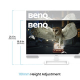 BenQ EW2790U Premium, Monitor LED bianco