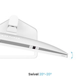 BenQ EW2790U Premium, Monitor LED bianco